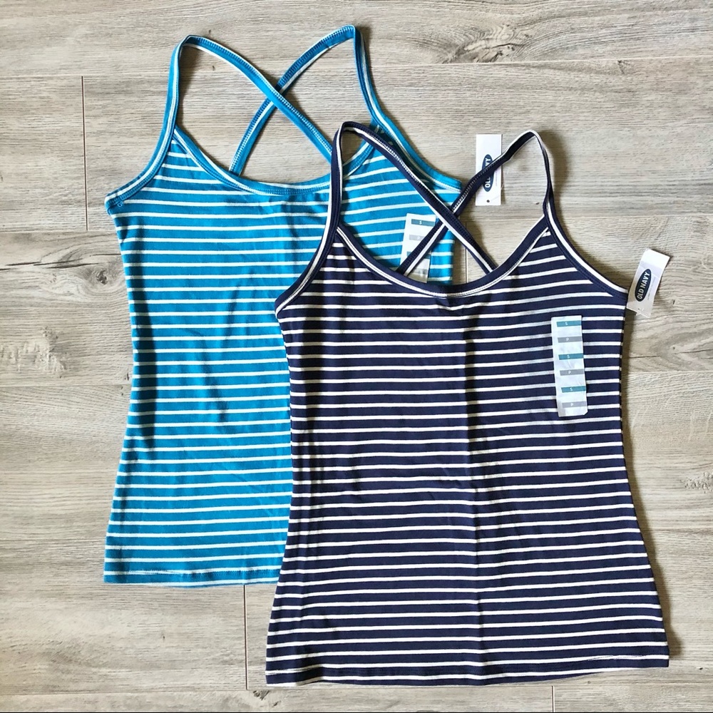 2 Old Navy Cross Back Camisoles
